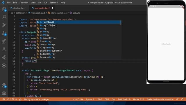 Display Data From MongoDB - Flutter смотреть онлайн