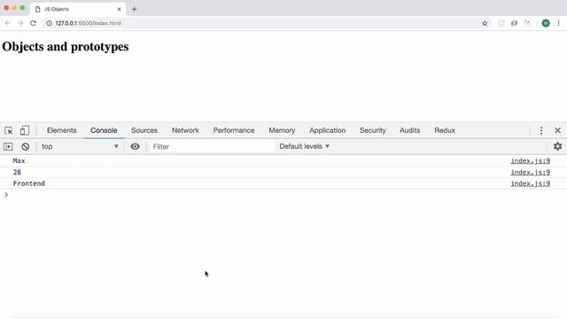 45 Итерация ключей объекта смотреть онлайн