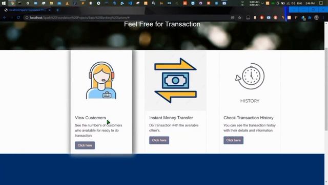 Spark Foundation Project 1 : Creating an Basic Banking System Website смотреть онлайн