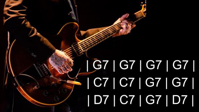 Blues Shuffle Backing Track in G смотреть онлайн