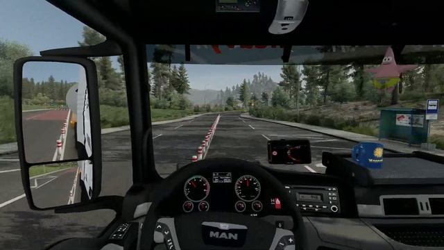 BIG SILO!! Lori MAN TGS Euro6 Lowloader 6axles - ETS2 Mod Malaysia смотреть онлайн