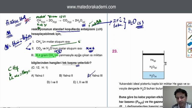 AYT KİMYA DENEME 5 - FEN BİLİMLERİ/ TANDEM (GÜNCEL MÜFREDATA UYGUN)