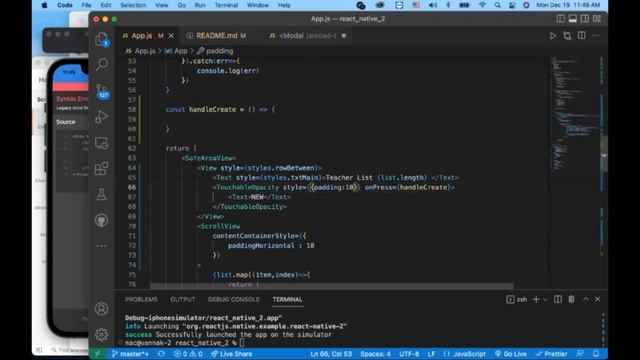CRUD React-Native + API смотреть онлайн