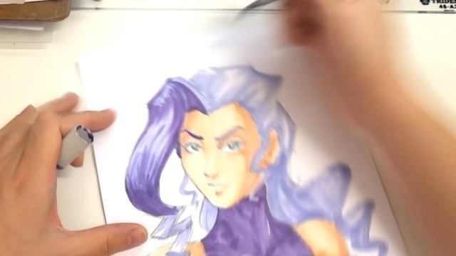Rose (street fighter) - with Copic Sketch by Thiago Spyked - Sketch Crás смотреть онлайн