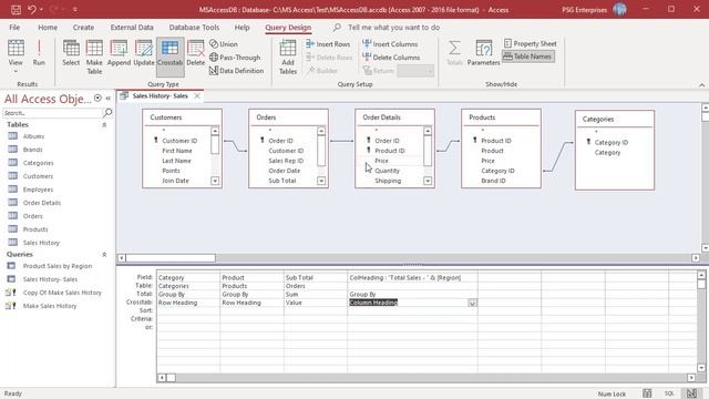 How to Create Crosstab Query with multiple Value Fields in MS Access - Office 365 смотреть онлайн