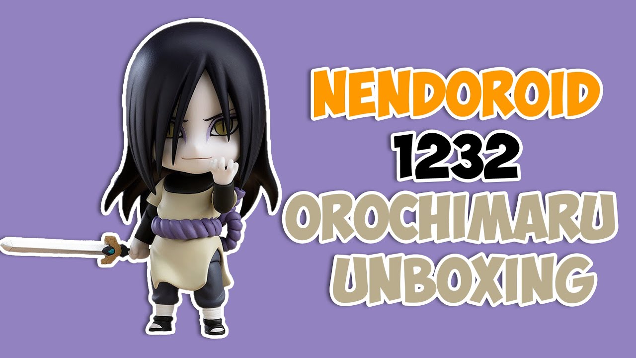 Nendoroid Orochimaru 1232: Быстрая распаковка на аниме фигурки