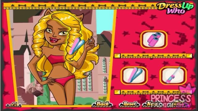 Monster High 13 Wishes Movie Video Game - Clawdia's Haircut (NEW Game for Girls) смотреть онлайн
