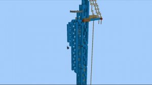 КБМ-401п в Майнкрафт.Как появляется башенный кран на стройках.