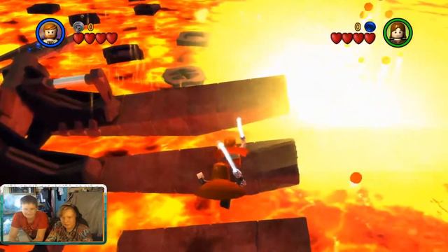 LEGO® Star Wars™ The Complete Saga Прохождение с другом Ностальгия№11 Рождение Дарта Вейдера смотреть онлайн