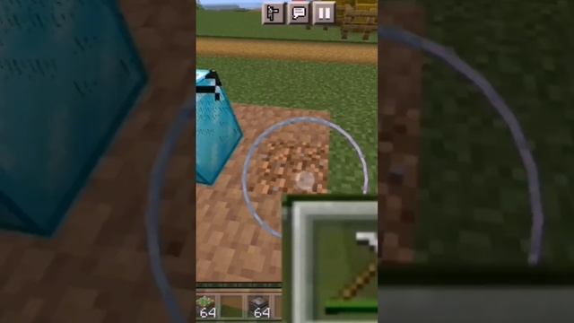 как быстро сломать мотыгу в майнкрафт(#minecraft) смотреть онлайн