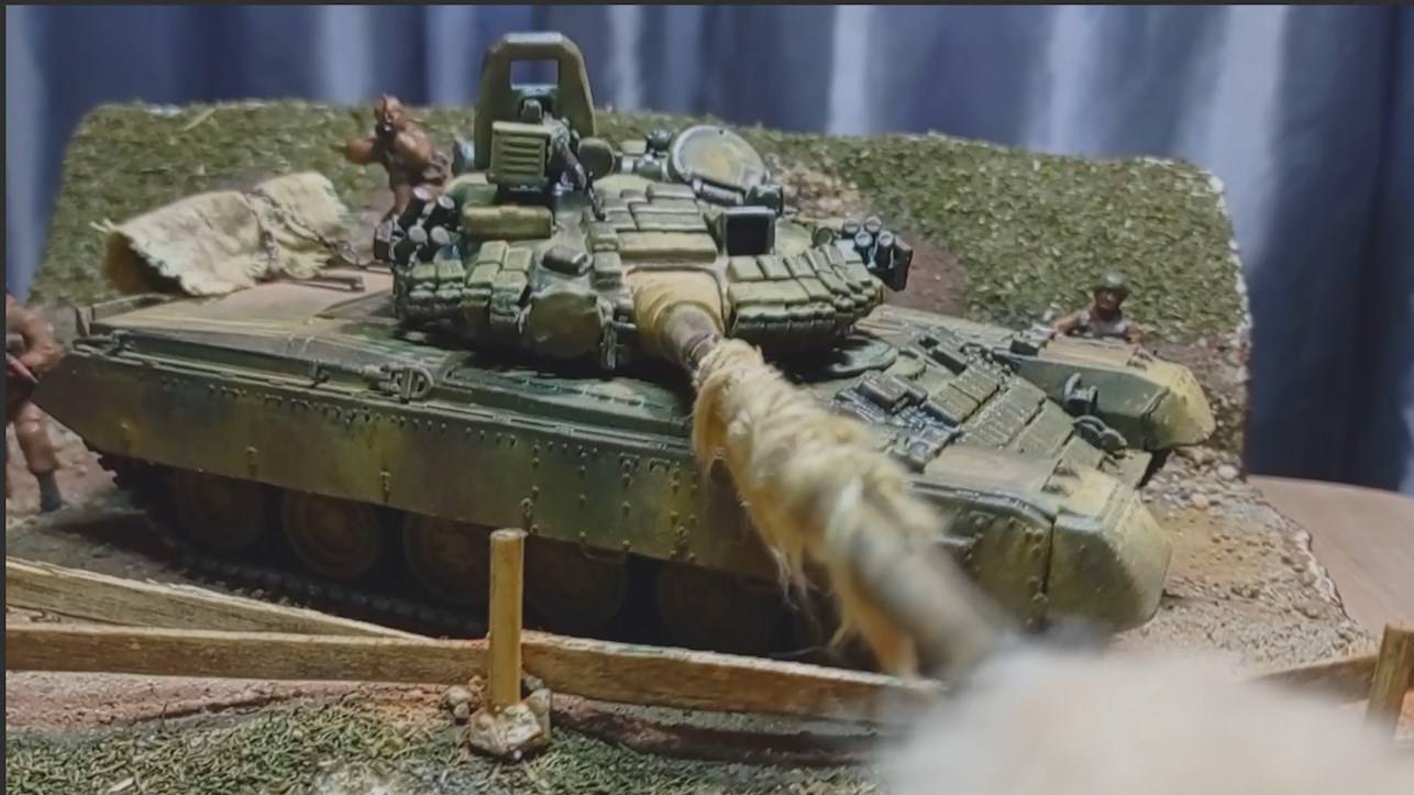 диорама Т80 БВМ своими руками