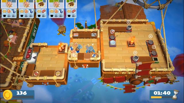 Overcooked 2 Level 2-2 Walkthrough 3 Star смотреть онлайн