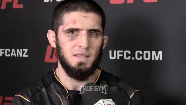 Первое интервью Ислама Махачева после боя против Волкановски / О чем говорили в бою смотреть онлайн