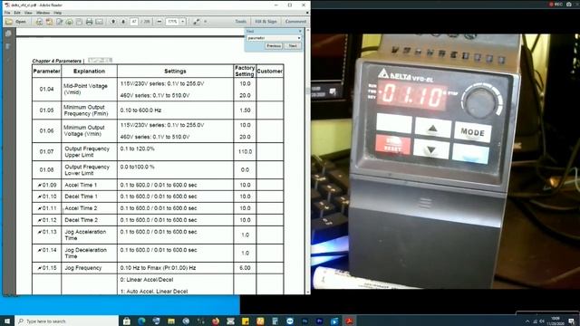 Cara Membaca Manual  II Cara Setting Inverter Delta VFD