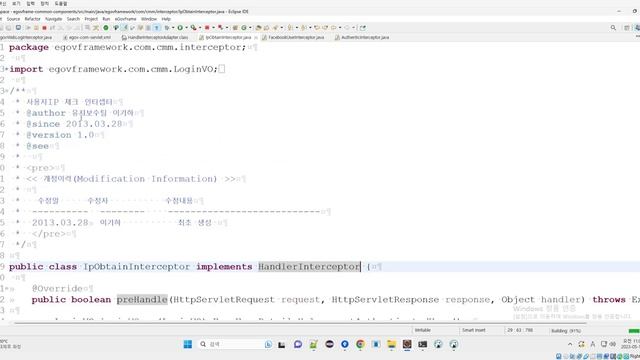 EgovWebLogInterceptor.java 사용되지 않는 HandlerInterceptorAdapter 를 HandlerInterceptor 로 수정 смотреть онлайн