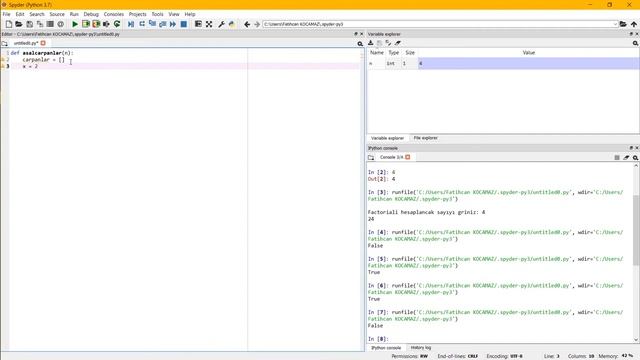 Python Programlama Ders #29 : Fonksiyonlar Pratik 1-) 3 Adet Fonksiyon Örneği смотреть онлайн