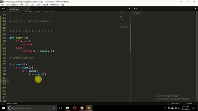 pyBasics 74 | Recursion | pyGuru смотреть онлайн