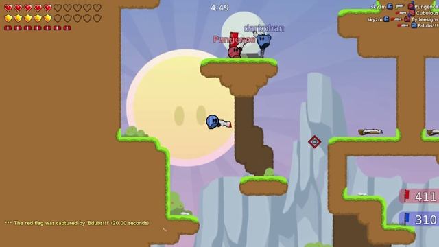 TEEWORLDS Pro Mode Activate! Teeworlds CTF смотреть онлайн