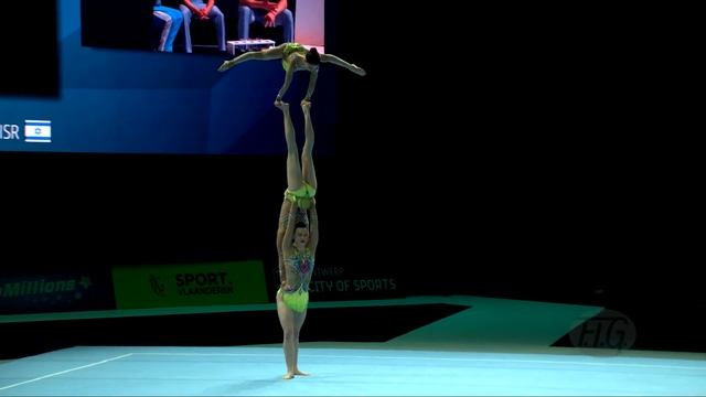 Israel (ISR) - 2018 Acrobatic Worlds, Antwerpen (BEL) - Combined  Women's Group