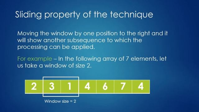 Sliding Window Technique | GeeksforGeeks смотреть онлайн
