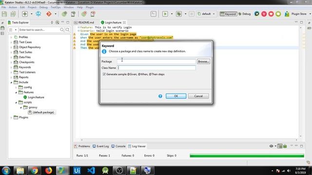 Katalon Studio | 26 | BDD Cucumber with Katalon | Writing feature files | Step definitions | Tamil смотреть онлайн