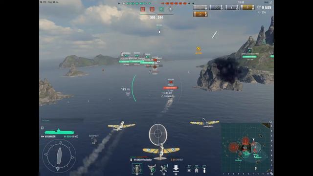 World of Warships Strangereal mod CV gameplay test video смотреть онлайн