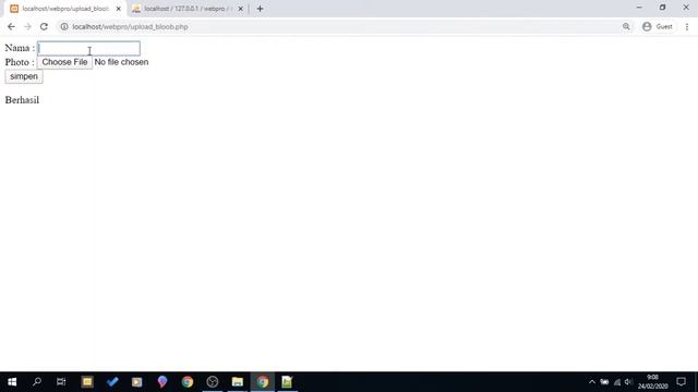 Upload File Part4 - Simpan hasil upload pada bloob MySQL смотреть онлайн