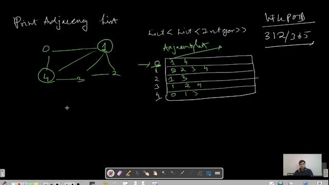 Day 312/365 - Print adjacency list | Graphs | JAVA | C++ | GFG POTD | DSA SHEET смотреть онлайн