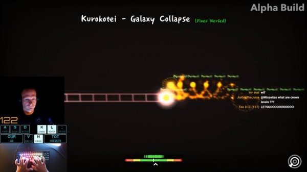 2 PART CLEAR!!! GALAXY COLLAPSE VIABLE! [Level 20+] Kurokotei-Galaxy Collapse [Map by Pinball]