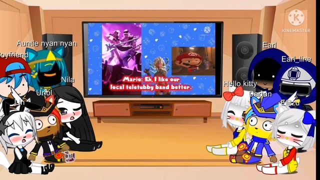 Every cameo Reacts Mario react Anime memes смотреть онлайн
