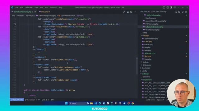 Filament Livestream: Pet Clinic Admin Panel - Schedules смотреть онлайн