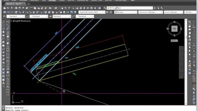 Rotate one object to match another unknown angle in AutoCAD смотреть онлайн