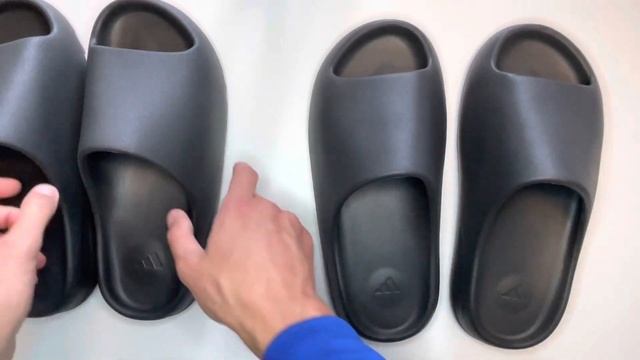 REAL VS. FAKE ADIDAS YEEZY SLIDE ONYX HQ6448 смотреть онлайн