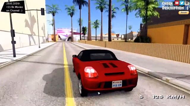 GTA San Andreas - Toyota MR S Tunable EnRoMovies _REVIEW смотреть онлайн