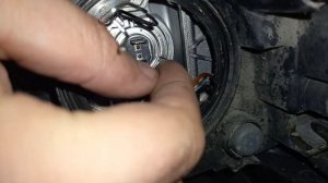 Замена лампы ближнего света kia ceed