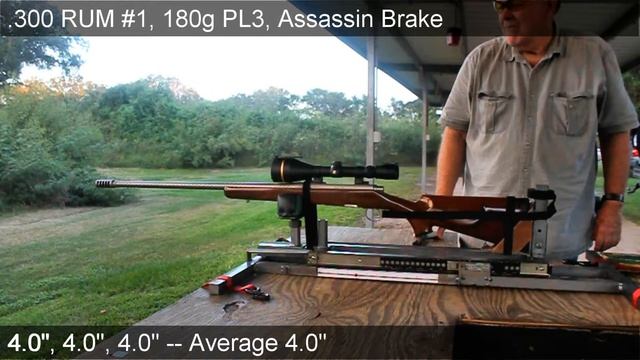 Recoil reduction of large overbore cartridges. смотреть онлайн