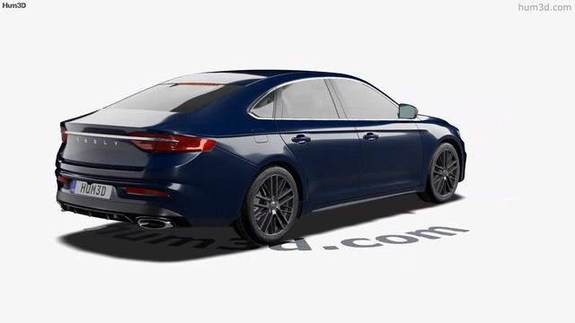 Geely Preface 2020 3D model by Hum3D.com смотреть онлайн
