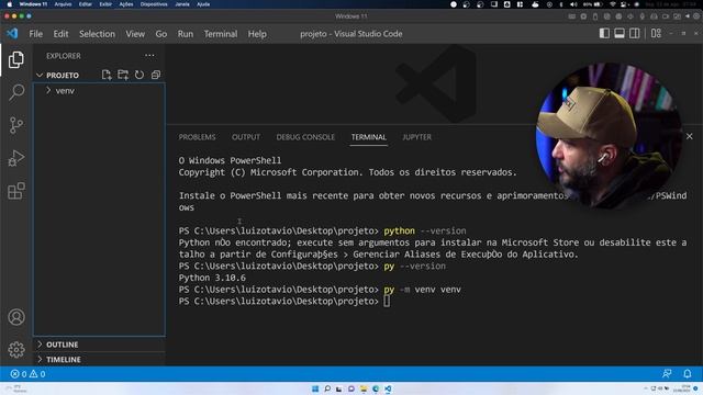Python + VS Code no Windows em 2022 смотреть онлайн