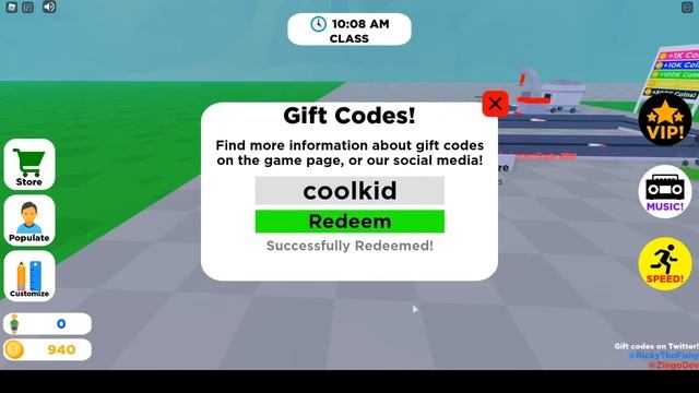 *New Secret Codes* School Tycoon Codes|School Tycoon (Roblox) смотреть онлайн