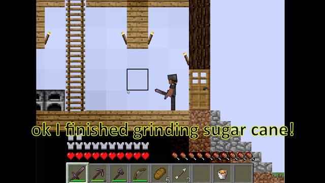2D Minecraft - FLYING WITH FIREWORKS! [Paper Minecraft #12] смотреть онлайн