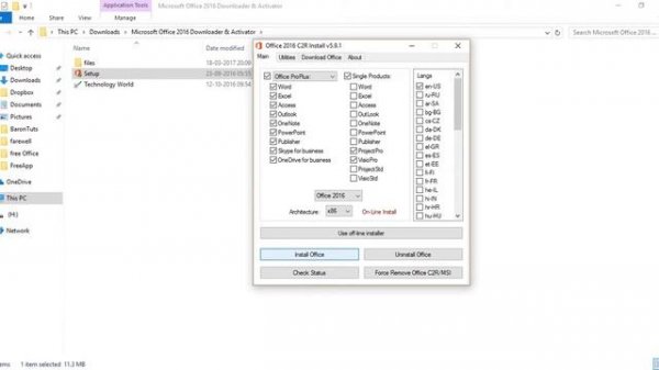 How to | Download Microsoft Office 2016 | Install | Activate | FREE | On Windows 10/8/7