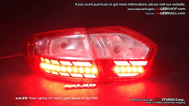exLED Panel Lighting LED Brake Lights Module for Renault Samsung New SM3 смотреть онлайн