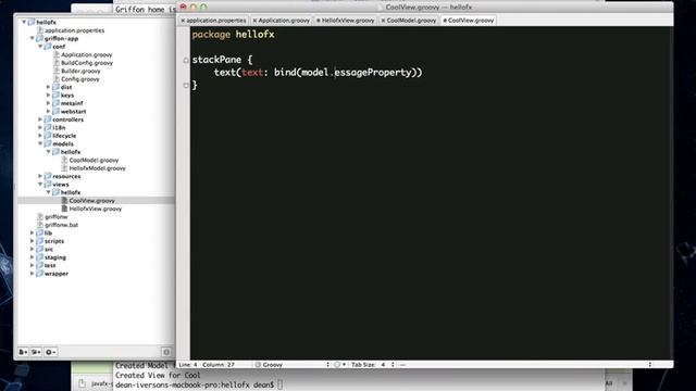 Writing JavaFX Apps with Griffon, Part 2 смотреть онлайн