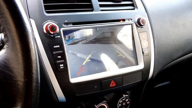 Работа камеры заднего вида Mitsubishi ASX смотреть онлайн