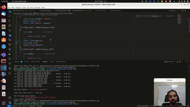 Unit Test lab3 TEST , Expect, Assert #7 смотреть онлайн