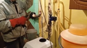 Установка и подключение газового котла лемакс премиум в частном доме и включение газового котла.