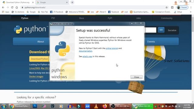 How to Install Python 3.8.1 on windows 7!!! in தமிழ் with Simple Program || Episode #1... смотреть онлайн
