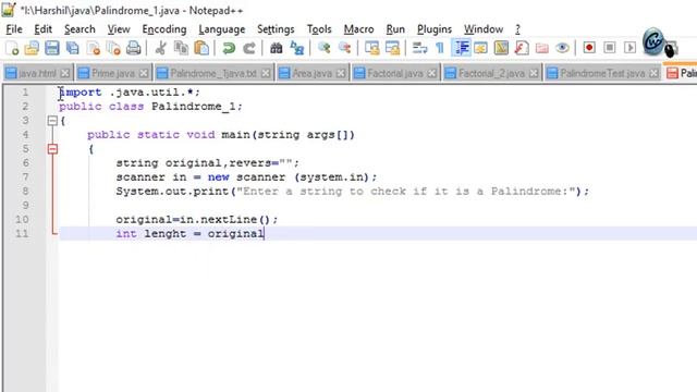 Java Program to Check Whether Given String is a Palindrome - Tutorial-3 смотреть онлайн