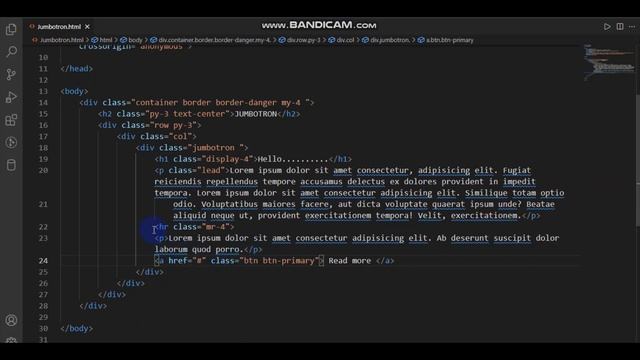 Jumbotron in Bootstrap смотреть онлайн