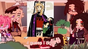 The upper moons react to my fyp//KNY//gacha club x demon slayer